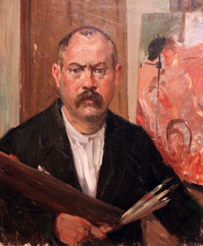 Self-Portrait without a Collar by Lovis Corinth